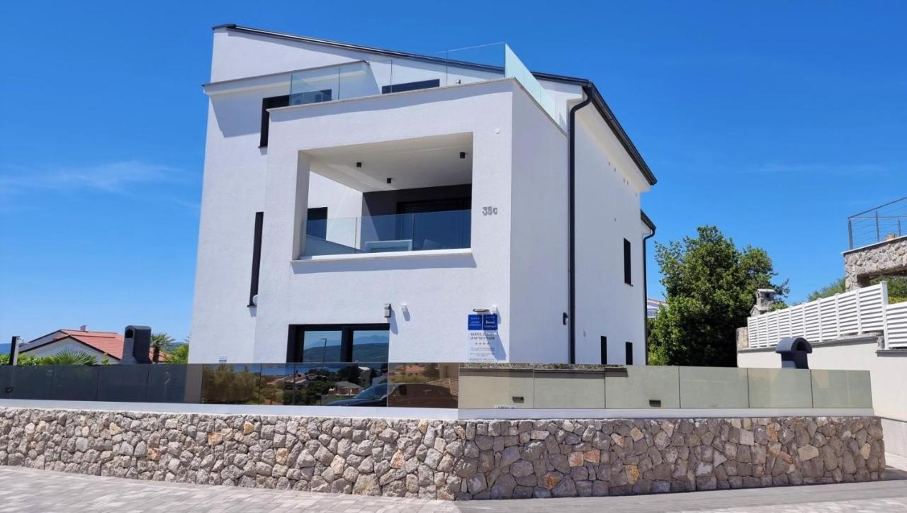 Bartol Luxury Apartments Krk Croatia, With Own Hot Tub - Whirlpool Крк Екстер'єр фото